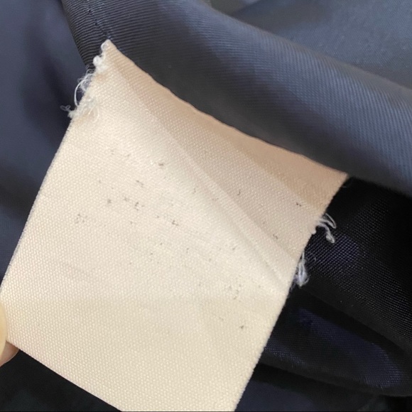 Giorgio Armani Borgonuovo 21 Navy Patterned Blazer - Picture 8 of 14